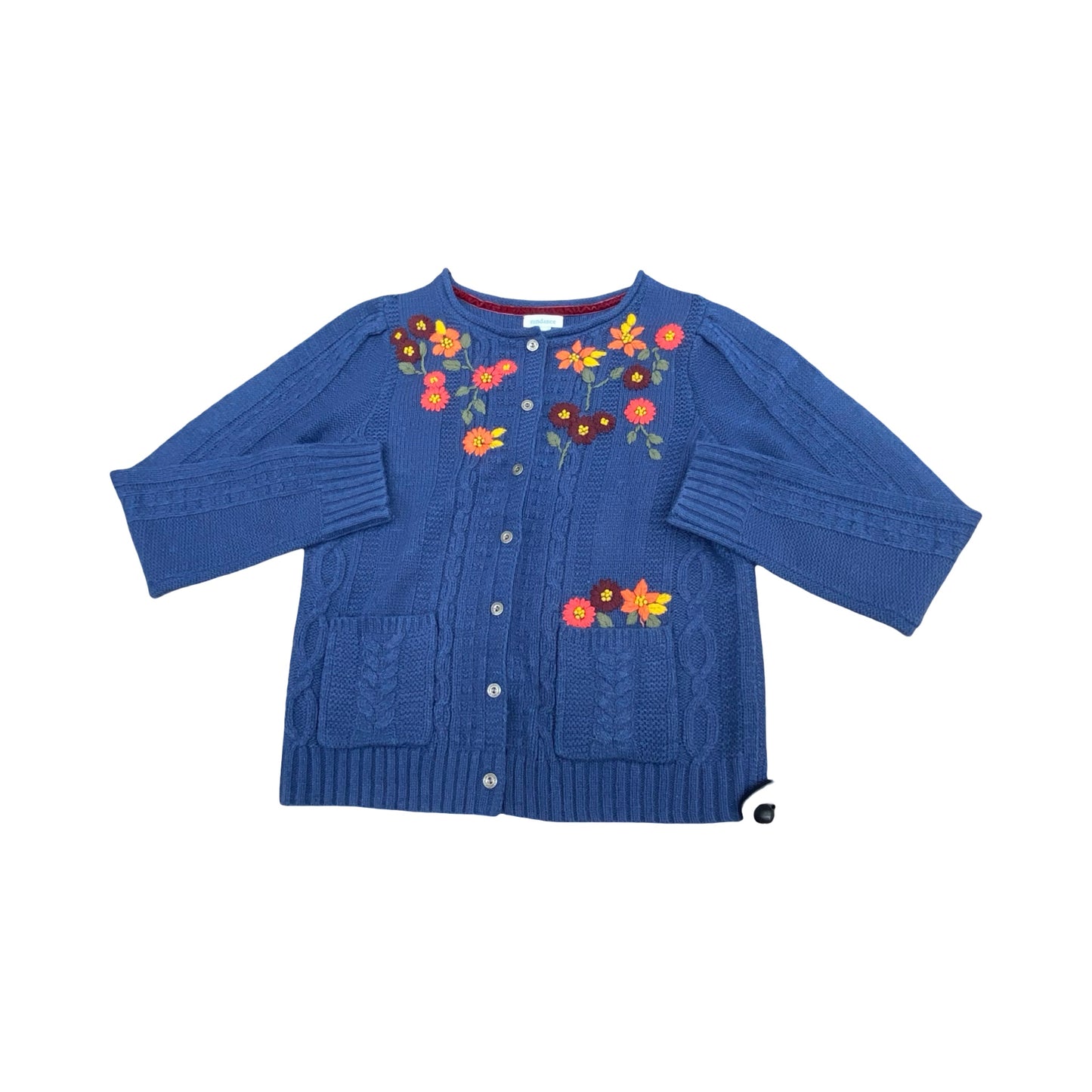 Sweater Cardigan By Sundance In Navy, Size:S