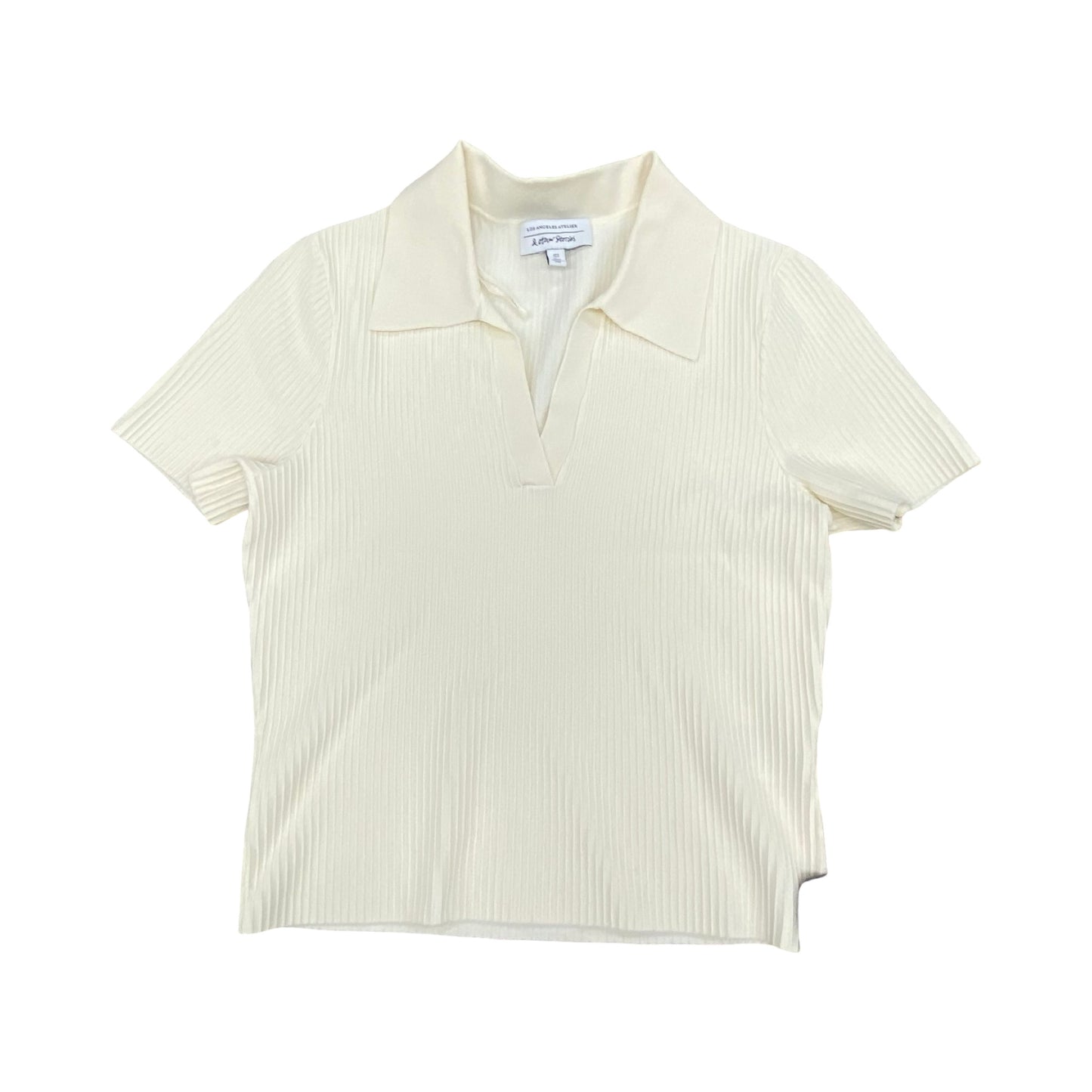 Top Ss By LA Atelier In Cream, Size:S