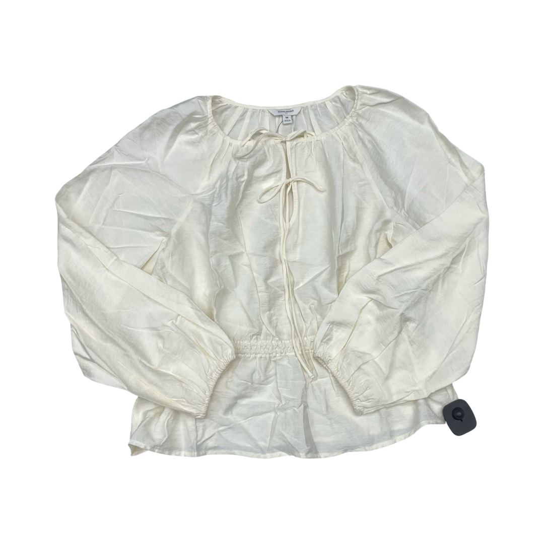 Top Ls By Loft In Cream, Size:M