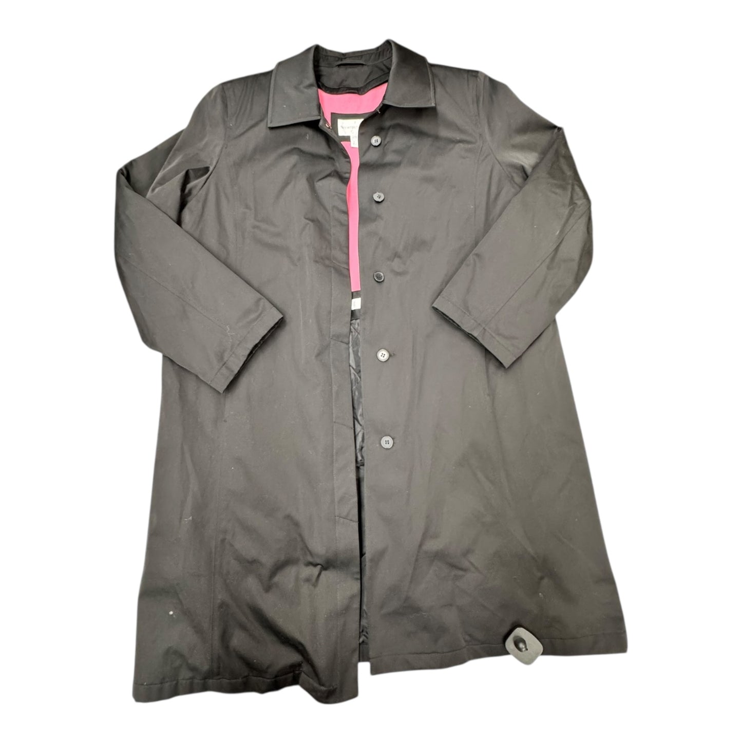 Coat Trench Coat By Worthington In Black, Size:Xl