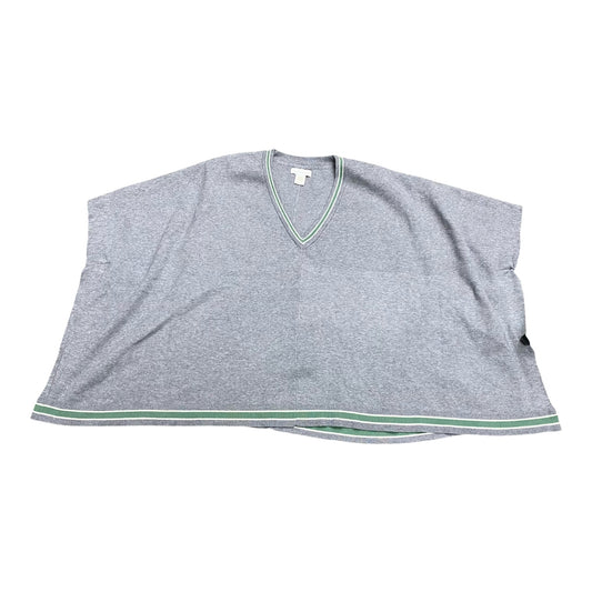 Poncho By House Of Harlow In Grey, Size:Osfm