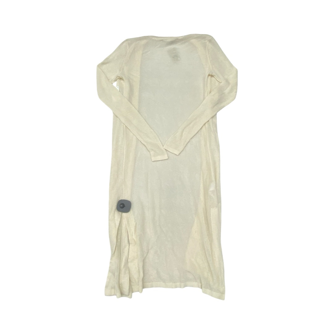 Cardigan By Loft In Cream, Size:Xsp