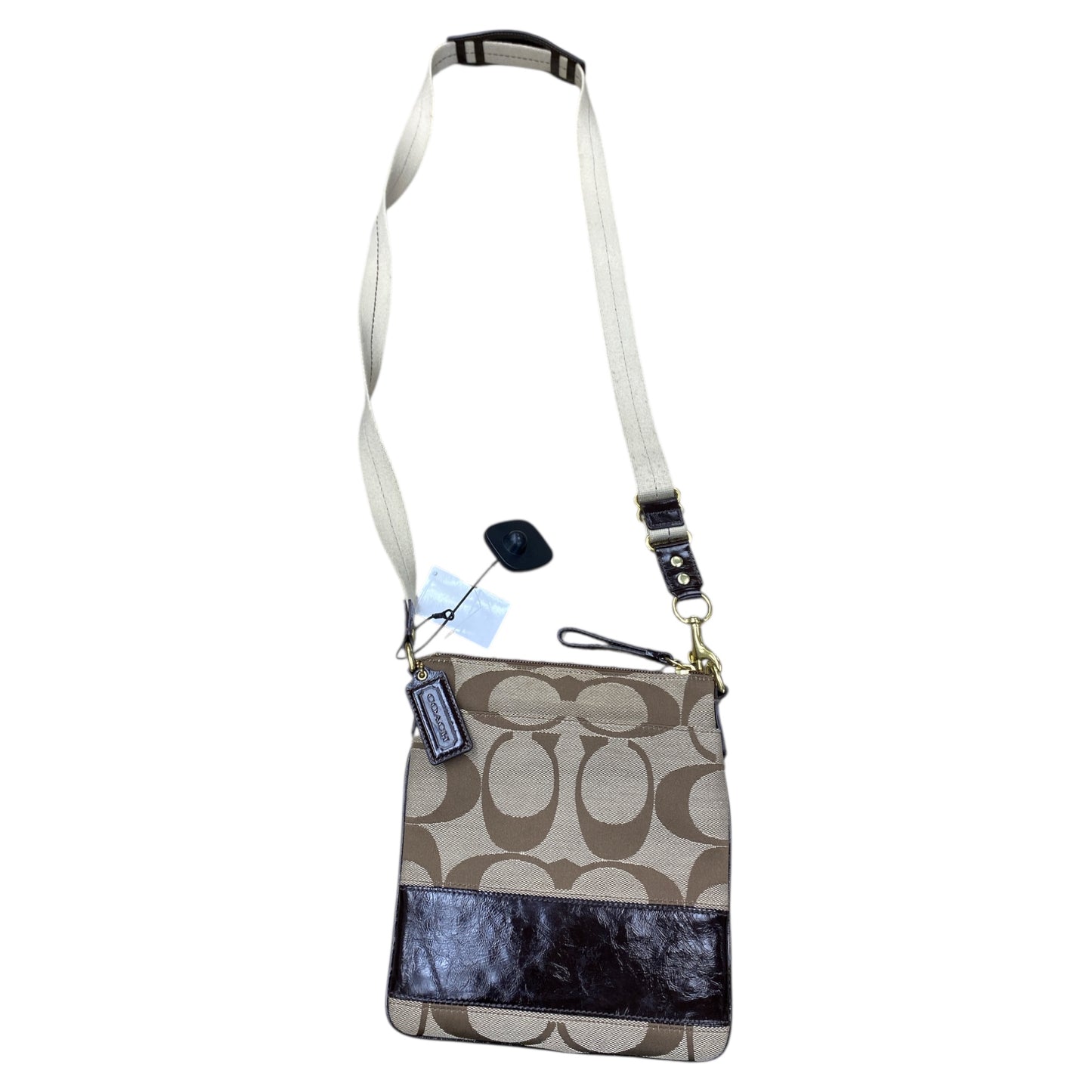 Handbag Designer By Coach In Brown, Size:Small