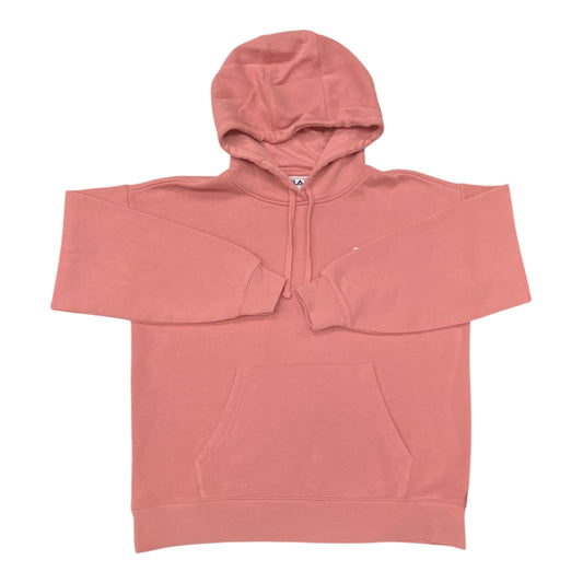 Athletic Sweatshirt Hoodie By Fila In Pink, Size:Xl