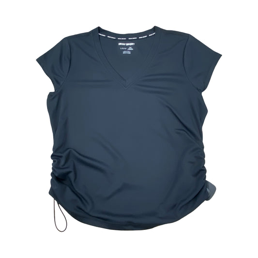 Athletic Top Ss By Dkny In Black, Size:L
