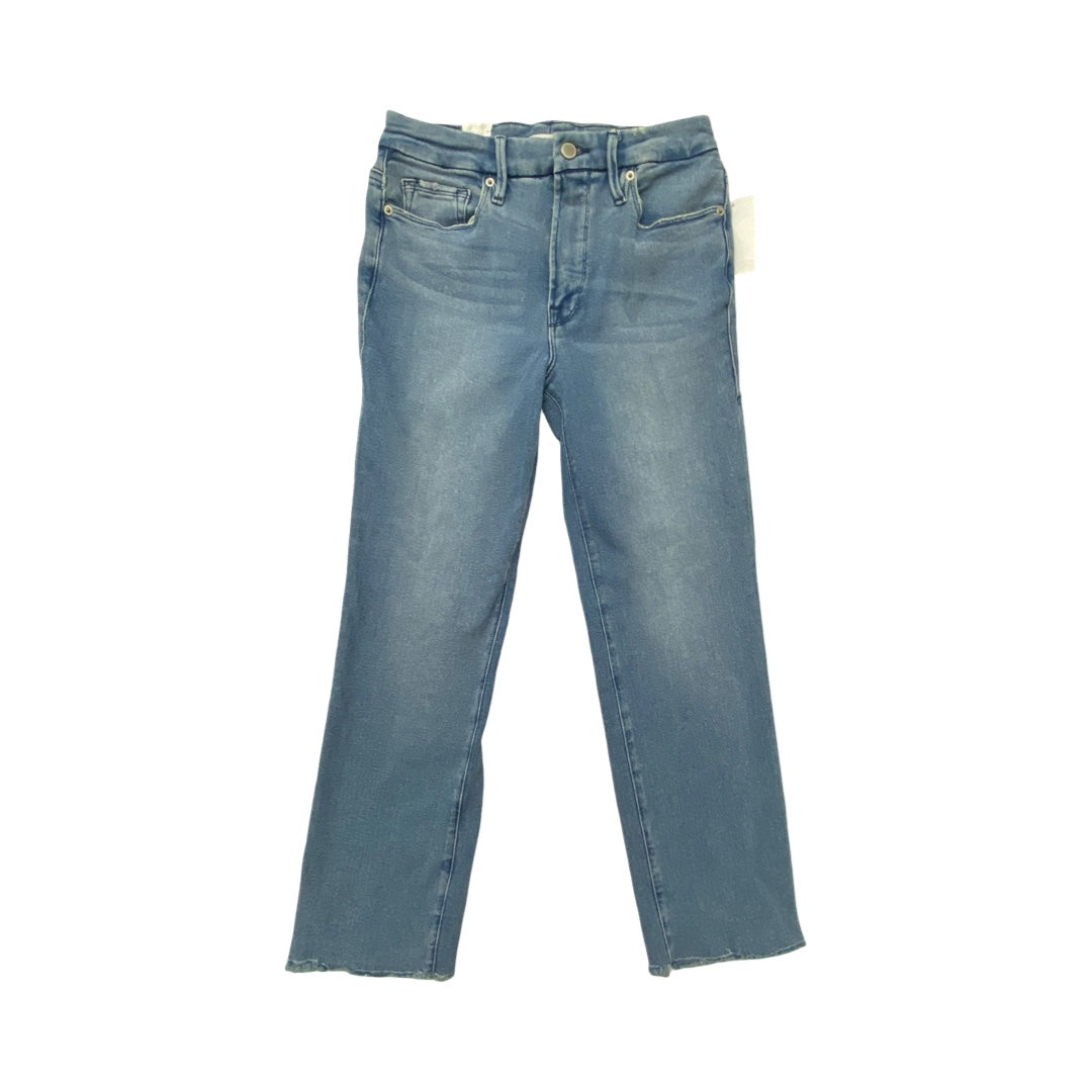 Jeans Straight By Good American In Blue, Size:8
