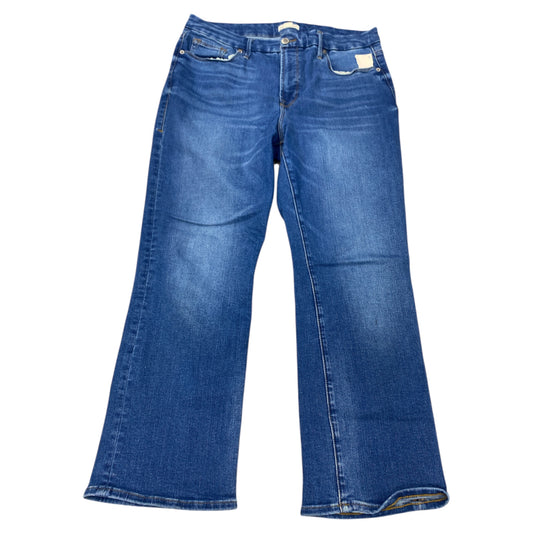 Jeans Boot Cut By Good American In Blue Denim, Size:14