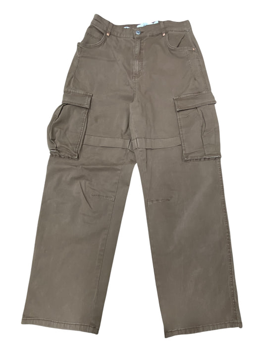 Pants Cargo & Utility By Bershka In Brown, Size:6