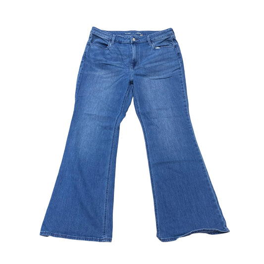 Jeans Flared By Old Navy In Blue Denim, Size:14