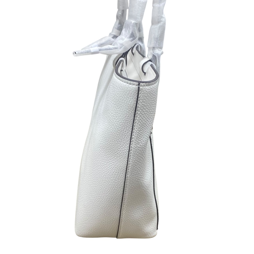 Handbag Designer By Michael Kors In White, Size:Medium