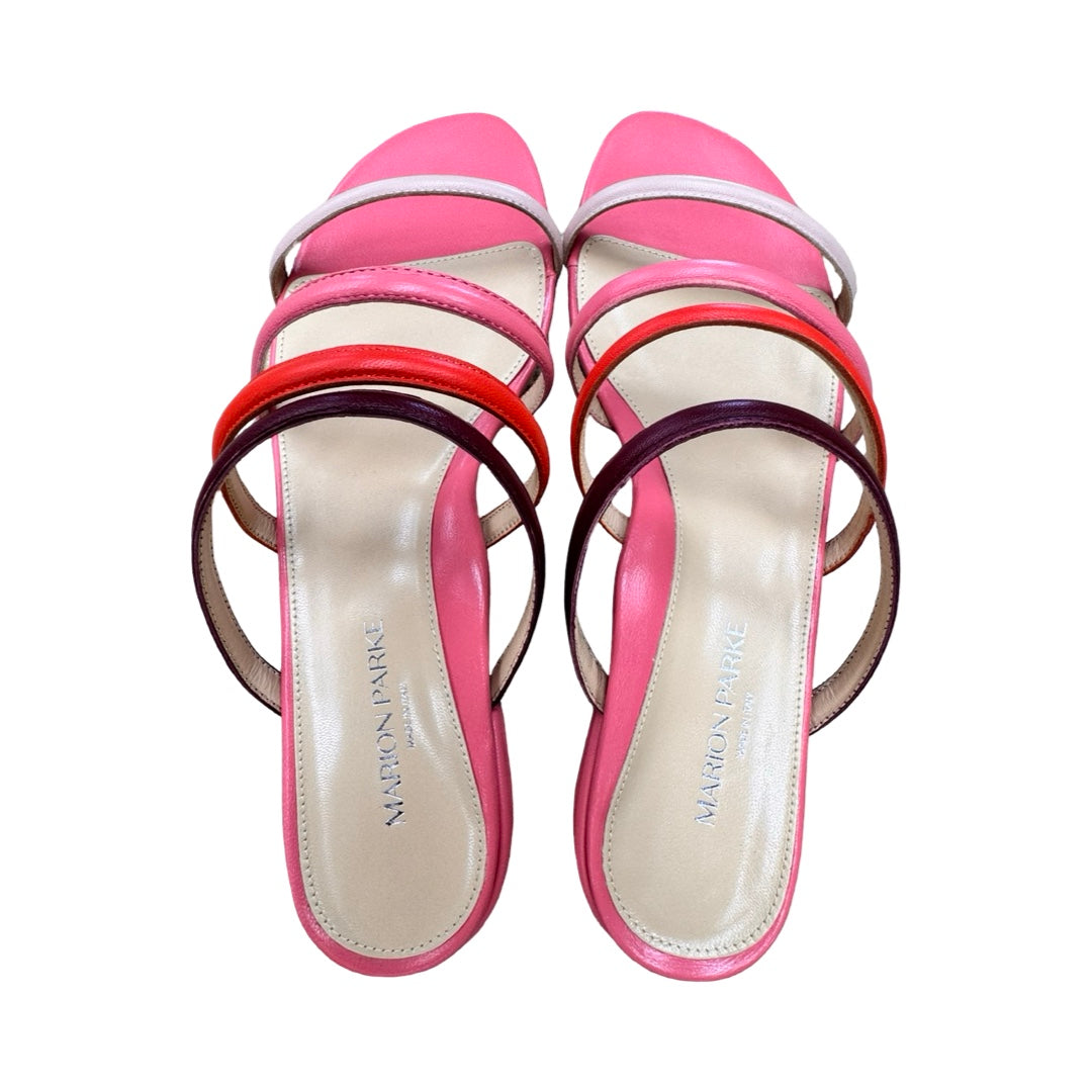 Sandals Designer By Marion Parke In Multi, Size:9.5 (EU40)