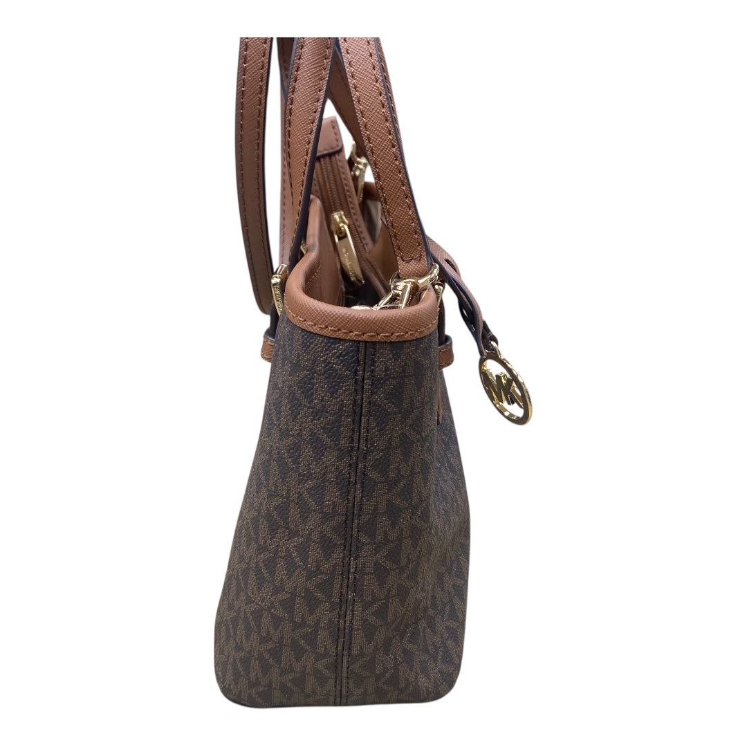 Handbag Designer By Michael Kors In Brown, Size:Small