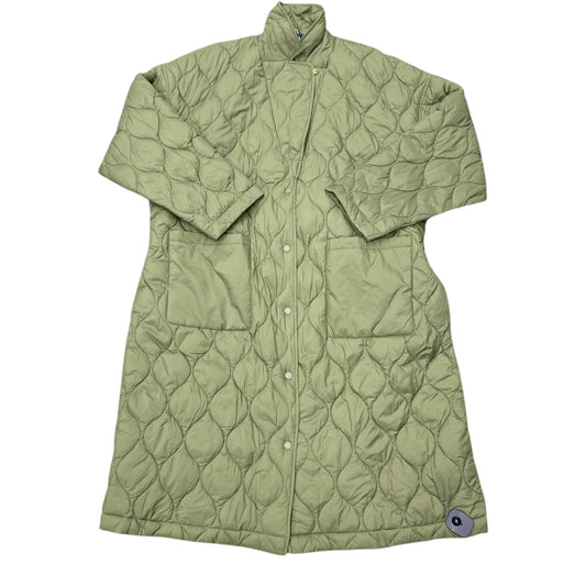 Coat Puffer & Quilted By Roots In Green, Size:1X