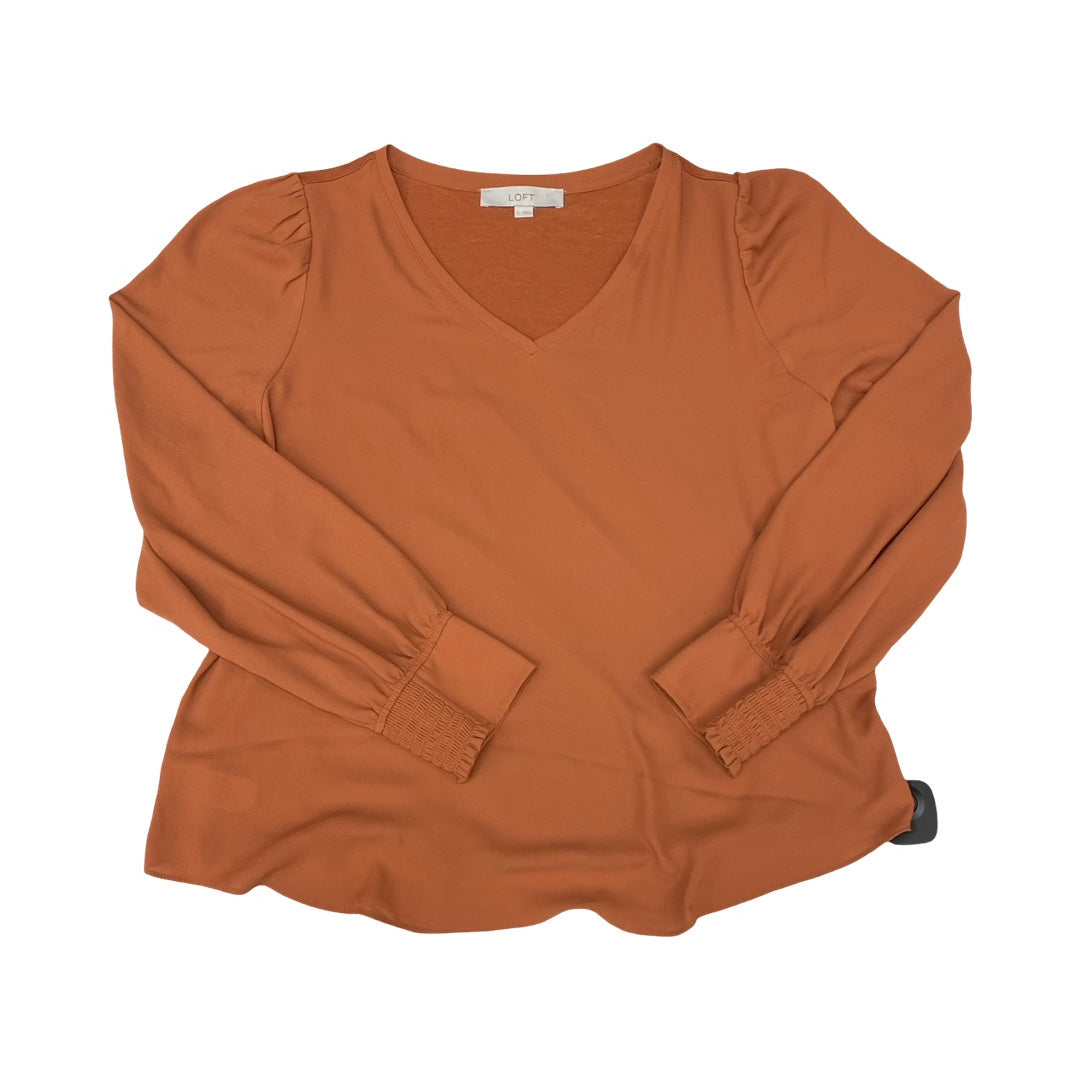 Top Ls By Loft In Brown, Size:L