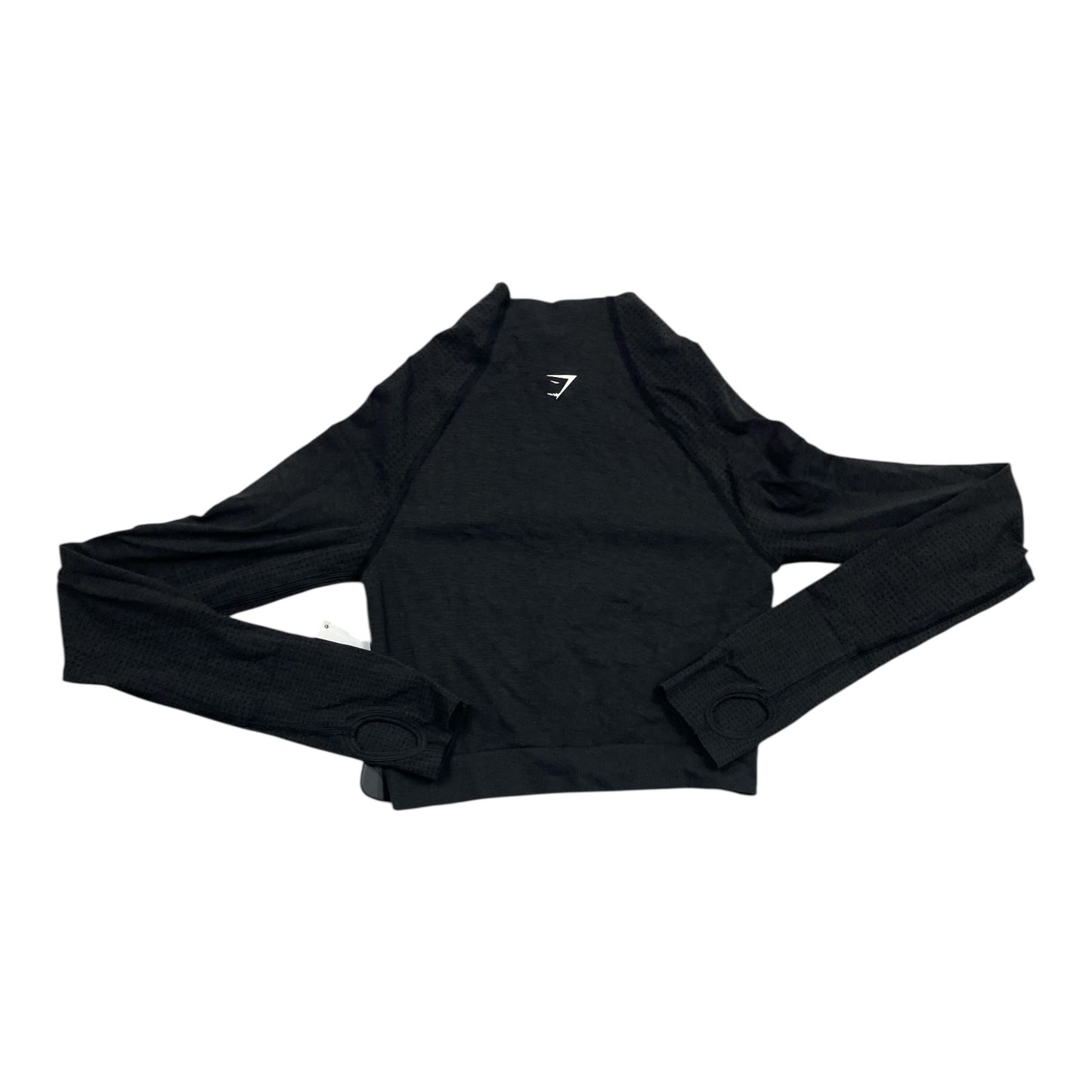 Athletic Top Ls Collar By Gym Shark In Grey, Size:S
