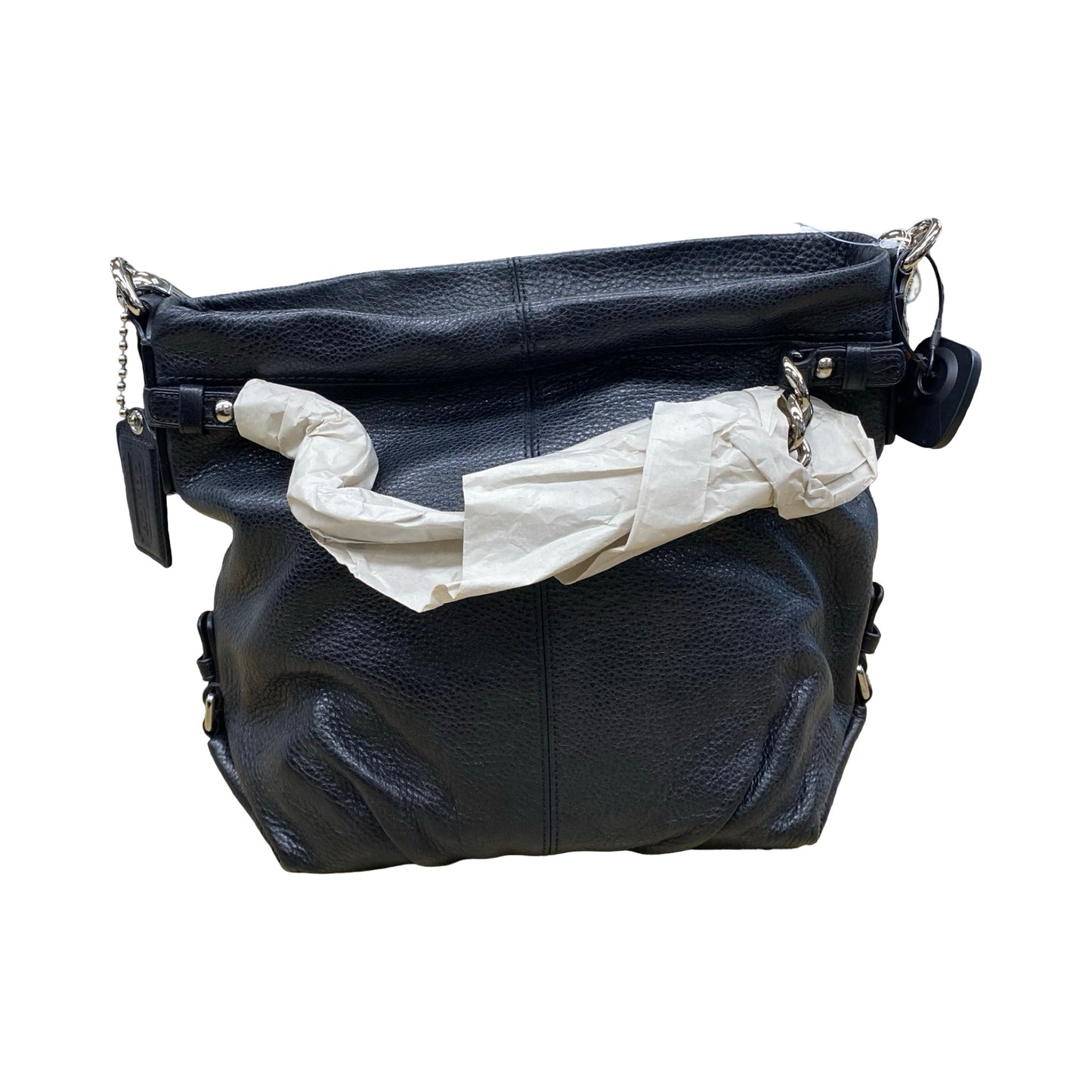 Handbag Designer By Coach In Black & Grey, Size:Large