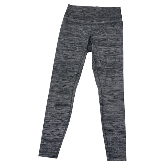 Athletic Leggings By Lululemon In Black & White, Size:M