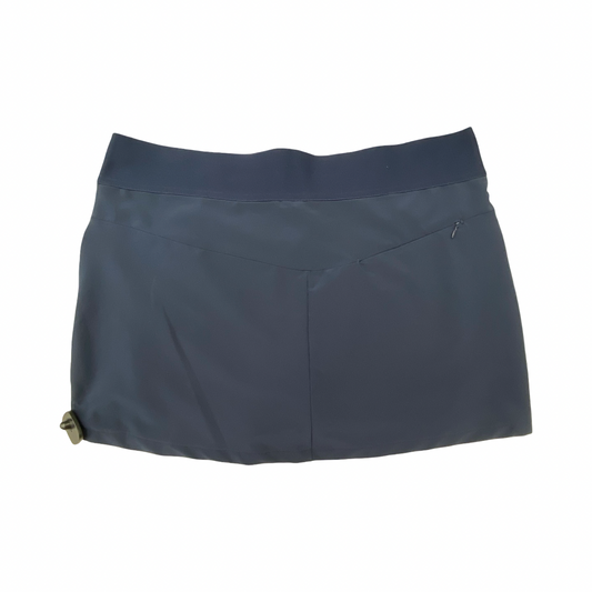 Athletic Skort By Greg Norman In Navy, Size:Xl