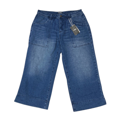 Jeans Wide Leg By Flamingo Urban In Blue Denim, Size:Xl