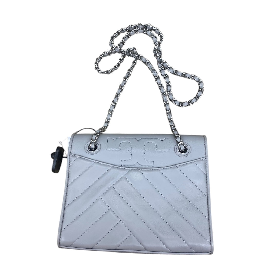 Handbag Designer By Tory Burch In Grey, Size:Small