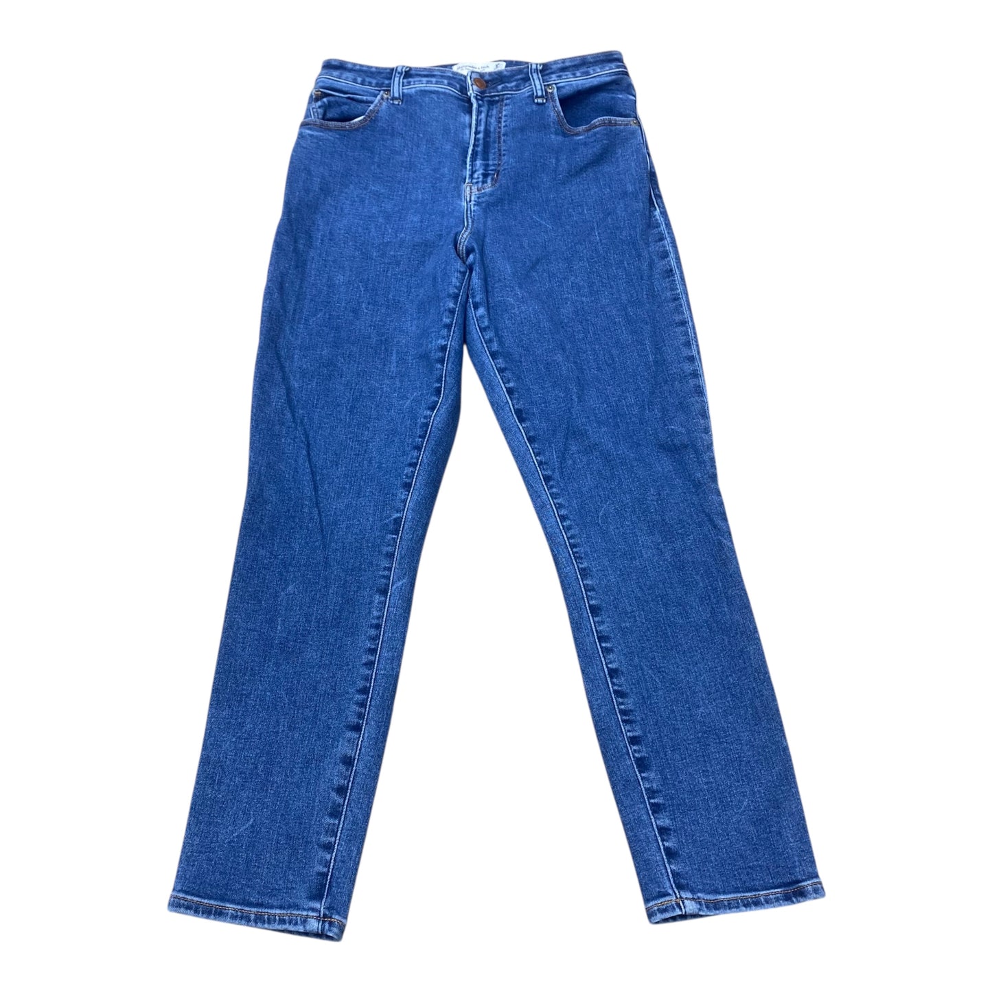 Jeans Skinny By Abercrombie And Fitch In Blue Denim, Size:8