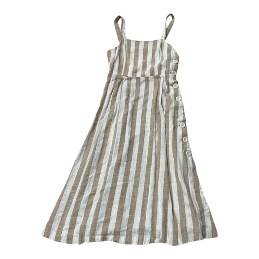Dress Casual Midi By Mango In Striped Pattern, Size:S