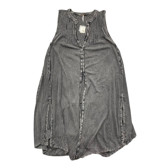 Dress Casual Maxi By Free People In Grey, Size:L