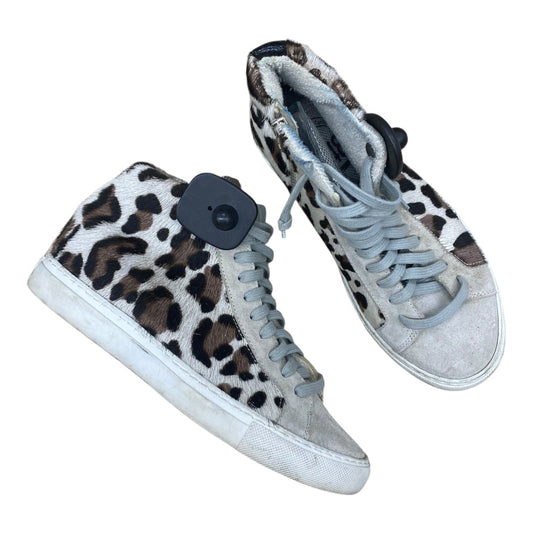 Boots Ankle Flats By P448 In Animal Print, Size:7