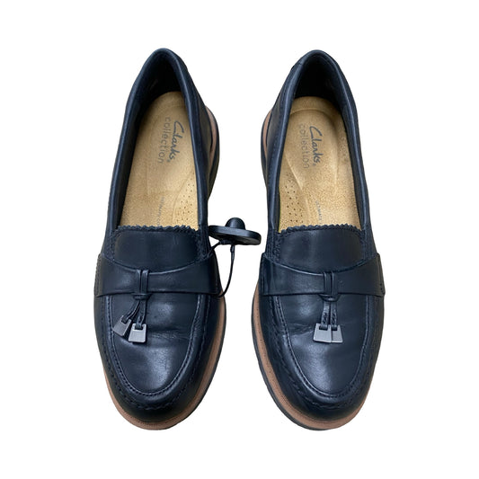 Shoes Flats By Clarks In Black, Size:7