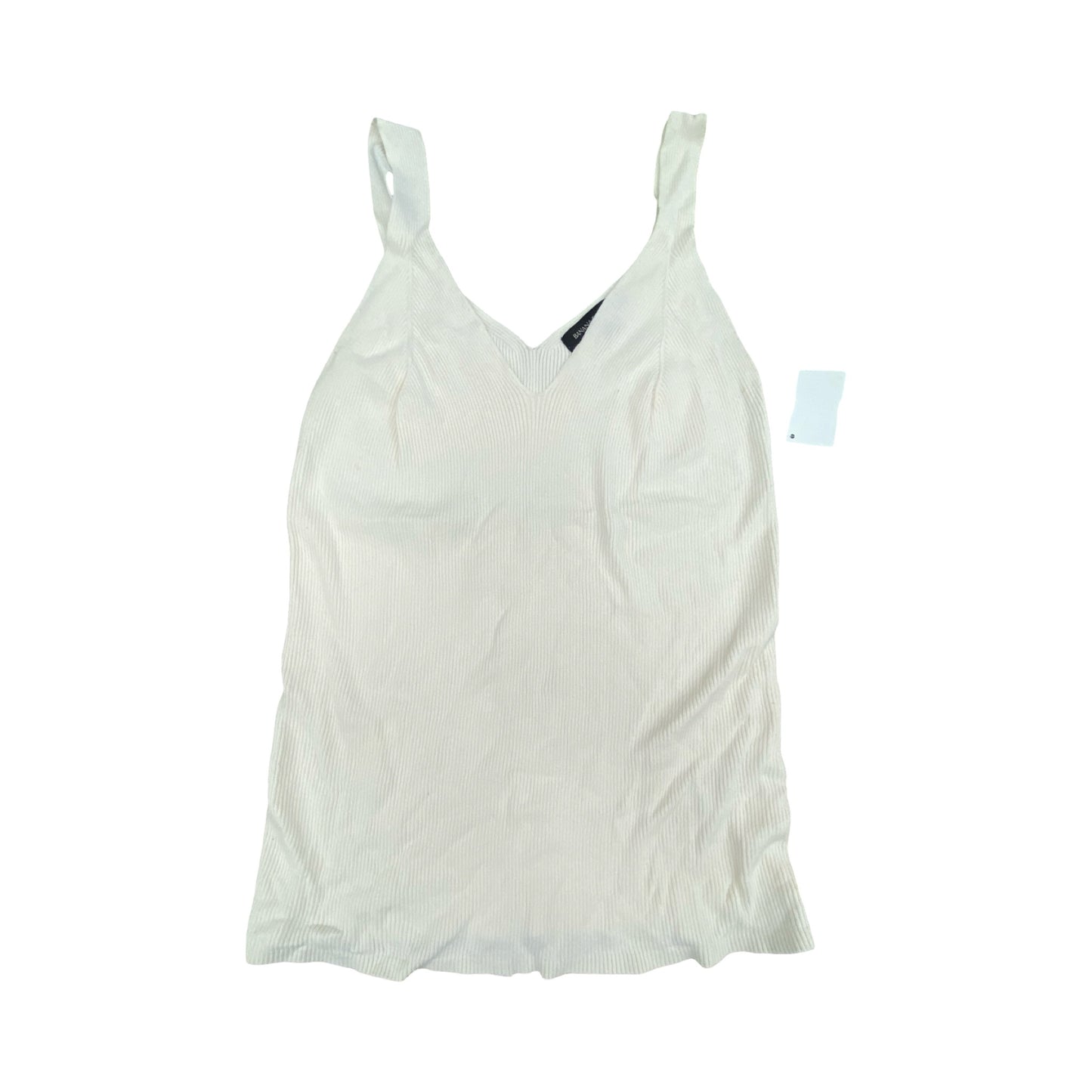 Top Sleeveless By Banana Republic In Cream, Size:L