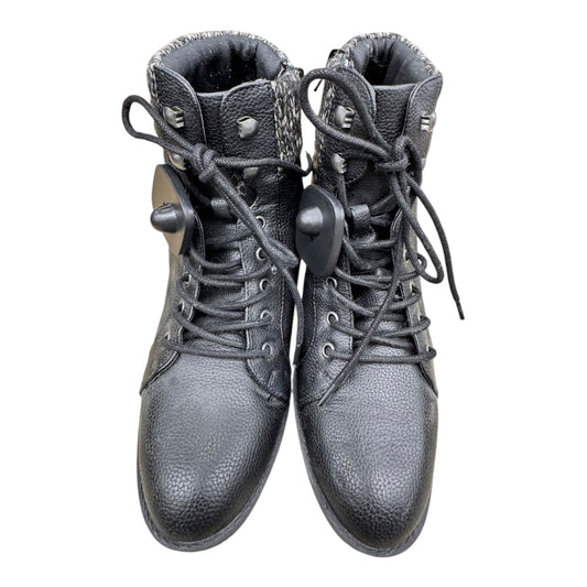 Boots Ankle Heels By Style And Company In Black, Size:8.5