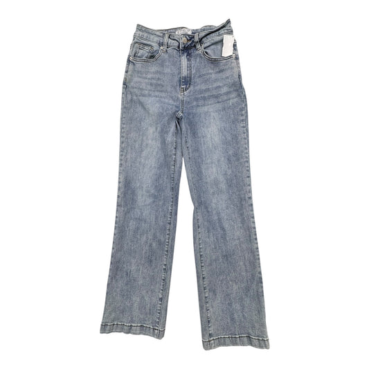 Jeans Straight By ETTELO In Blue Denim, Size:4