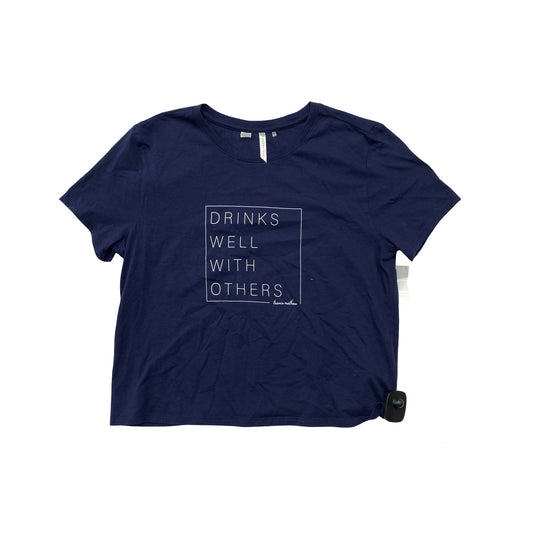 Top Ss By Travis Mathew In Navy, Size:S