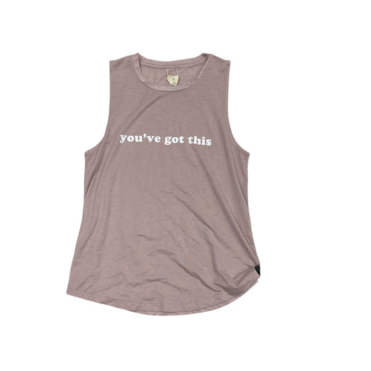 Athletic Tank Top By Spiritual Gangster In Pink, Size:S