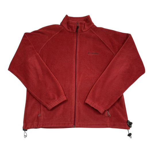 Jacket Fleece By Columbia In Red, Size:Xl