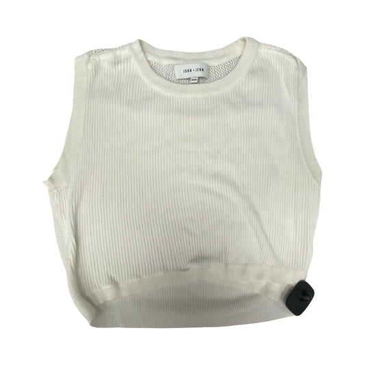 Top Sleeveless By John + Jenn In White, Size:M