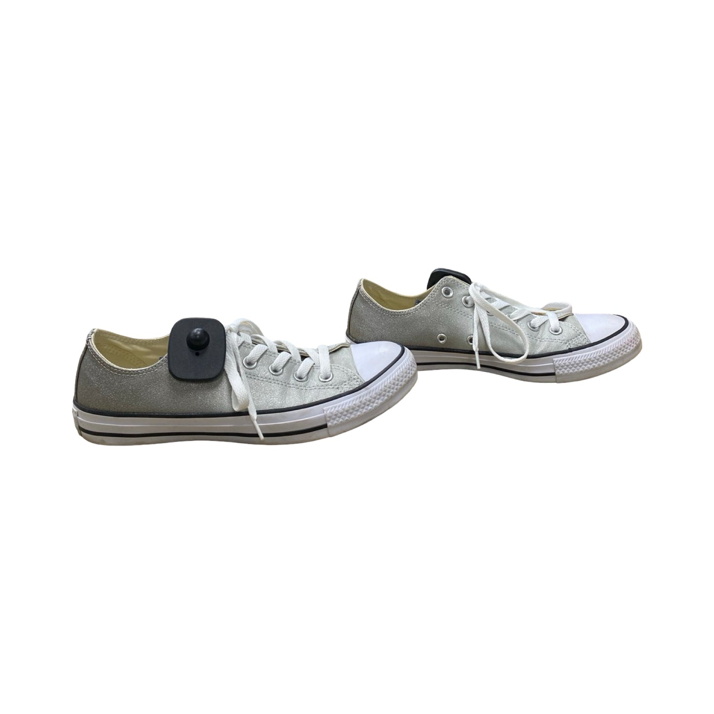Shoes Sneakers By Converse In Silver, Size:8