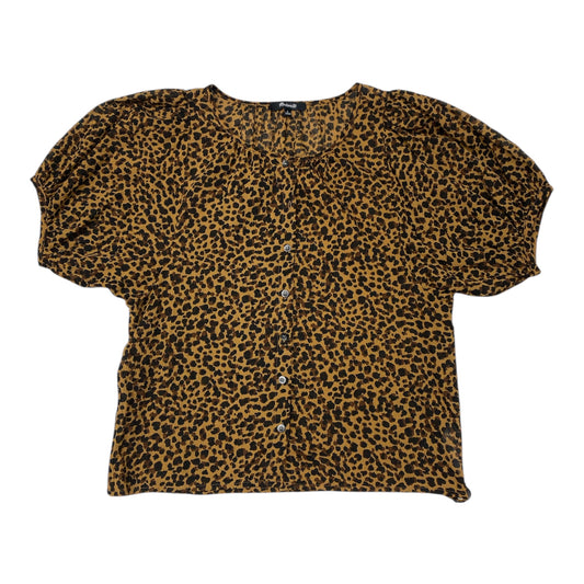Top Ss By Madewell In Animal Print, Size:S