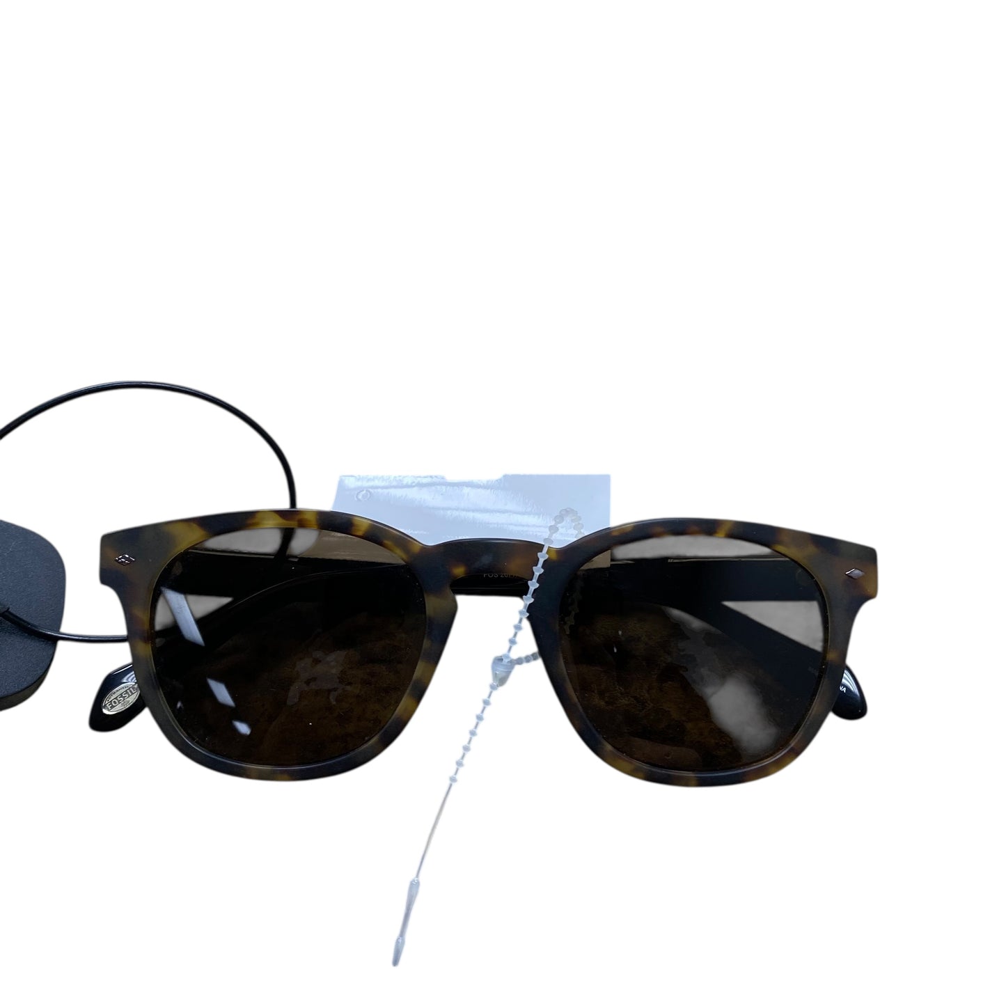 Sunglasses By Fossil In Black & Brown