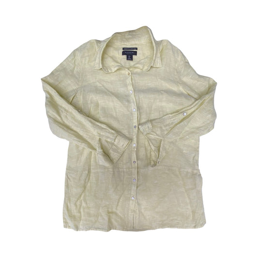 Top Ls By Tahari In Yellow, Size:L