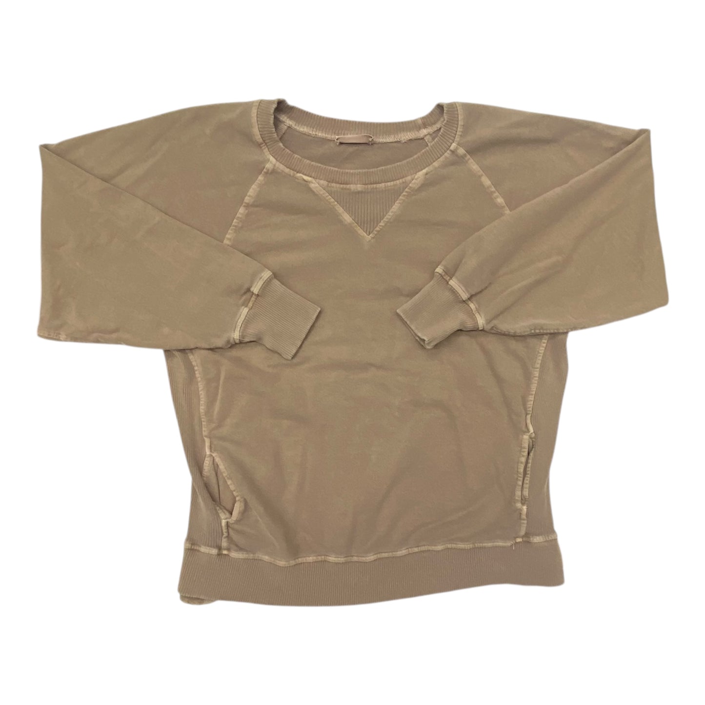 Sweatshirt Crewneck By Zenana In Brown, Size:Xl