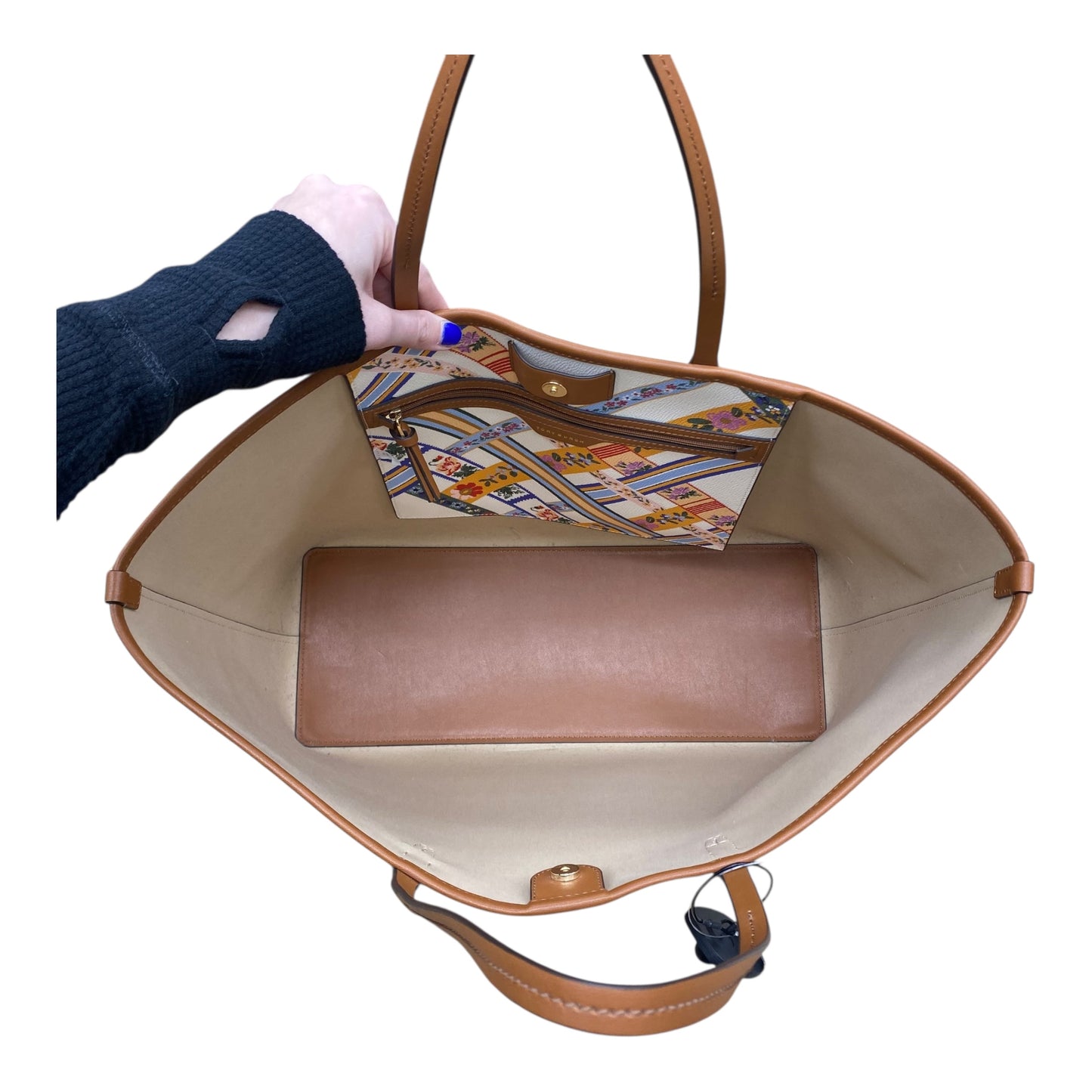 Handbag Designer By Tory Burch In Multi, Size:Large