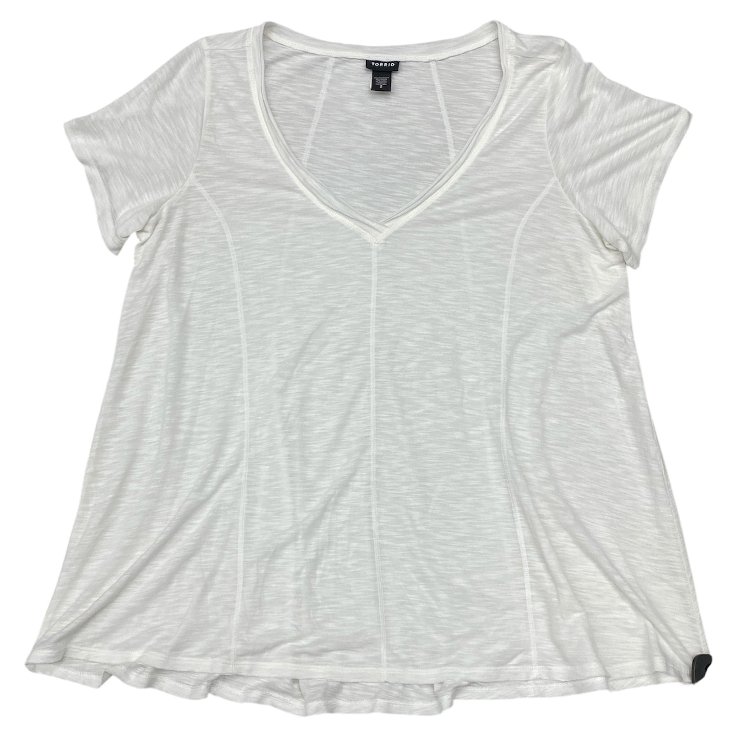 Top Ss By Torrid In White, Size:2X