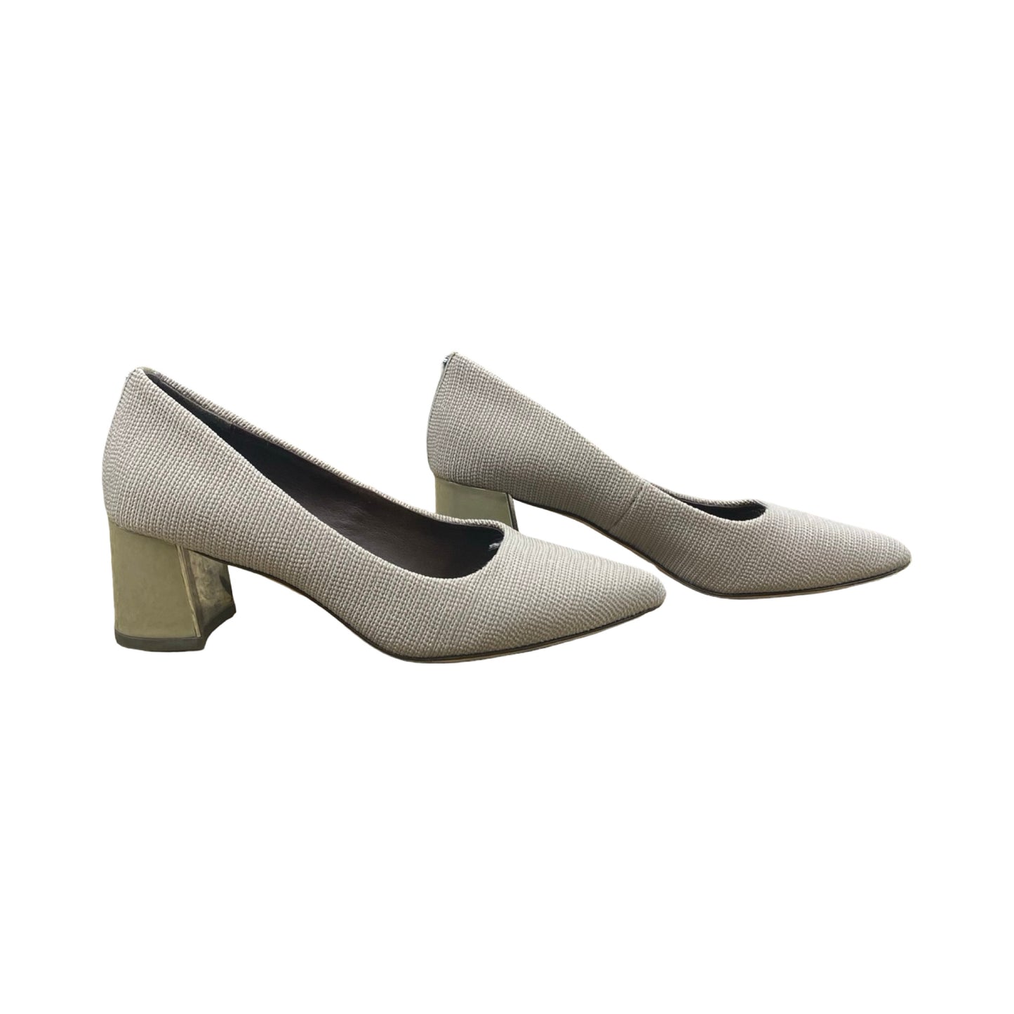 Shoes Heels Block By Donald Pliner In Grey, Size:6