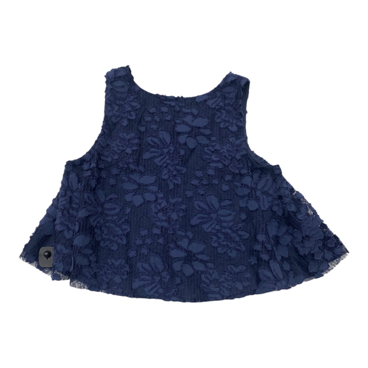 Top Sleeveless By Maeve In Navy, Size:L