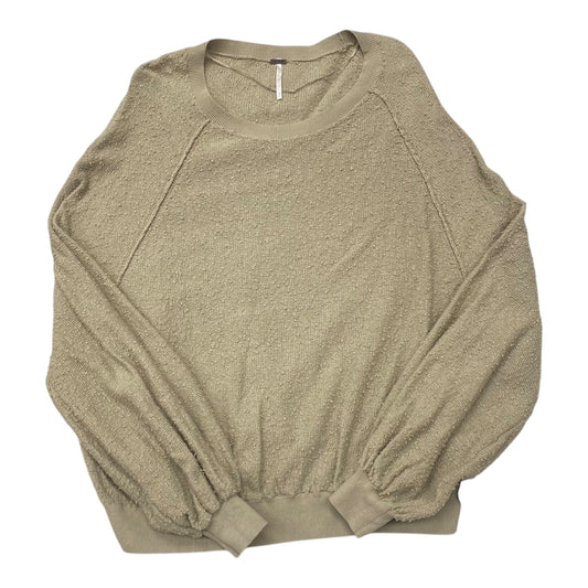 Sweater By Free People In Taupe, Size:Sp