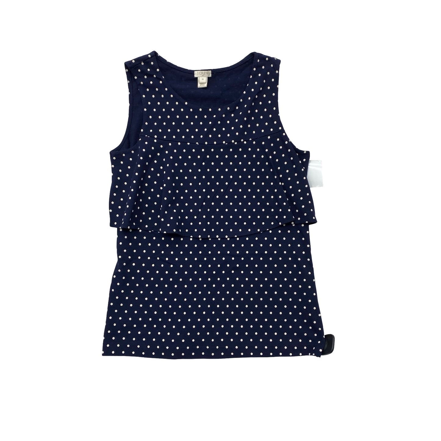 Top Sleeveless By J. Crew In Blue & White, Size:Xs