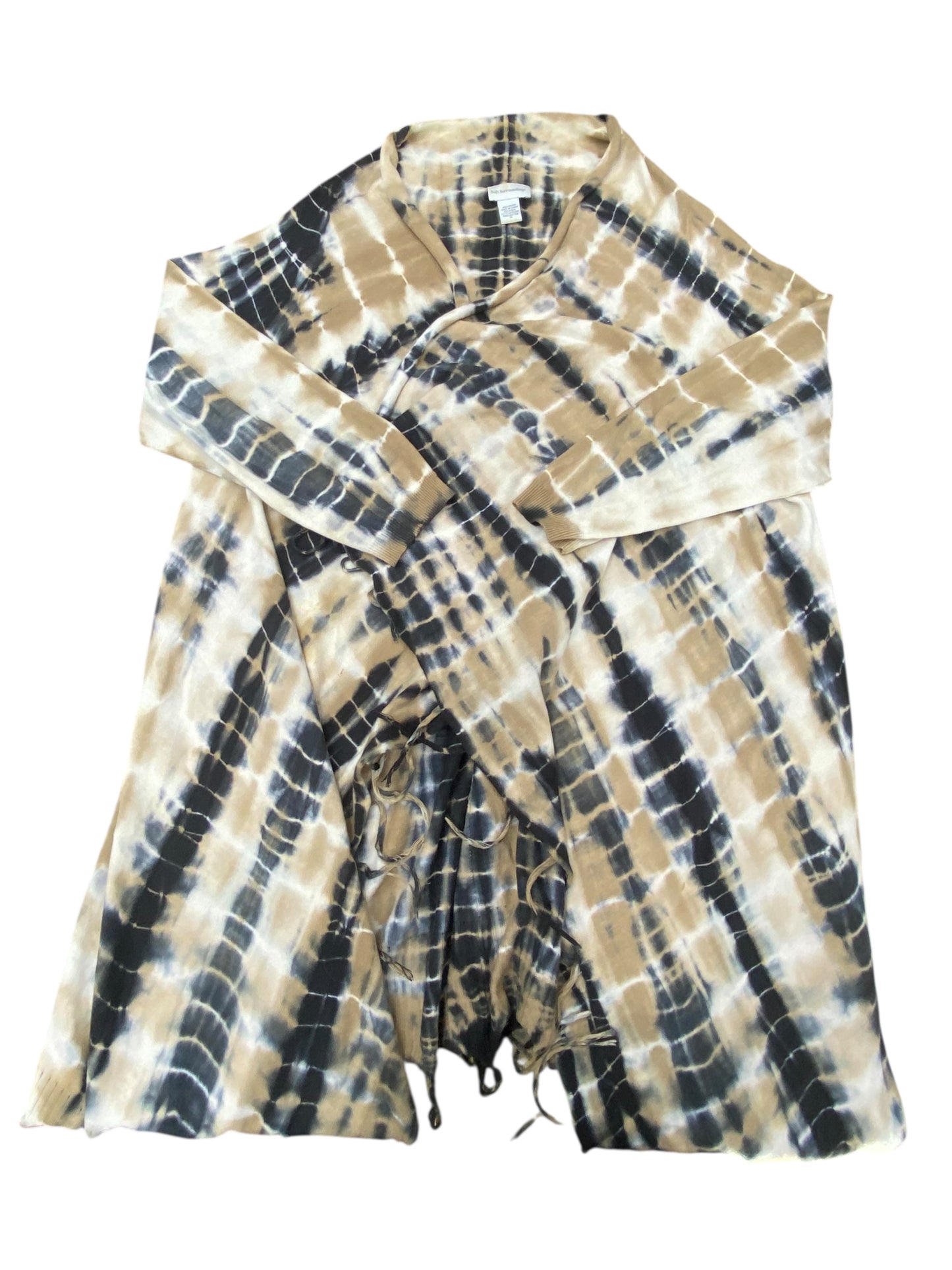 Sweater By Soft Surroundings In Black & Tan, Size:2X