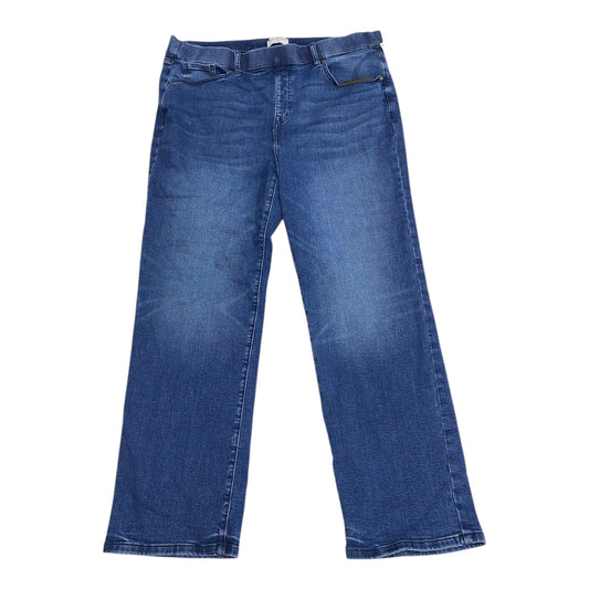 Jeans Straight By Lane Bryant In Blue Denim, Size:18