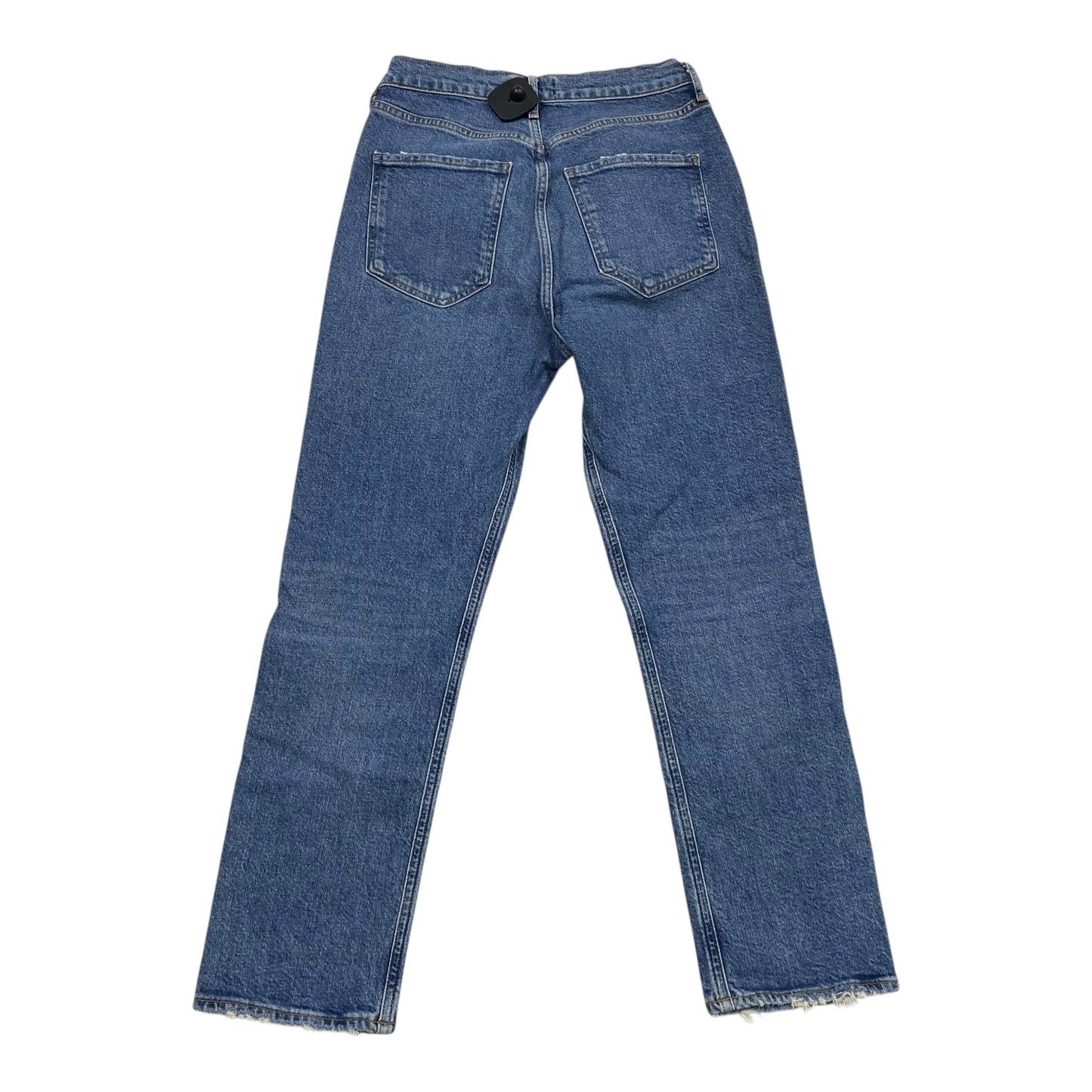 Jeans Straight By Agolde In Blue Denim, Size:2